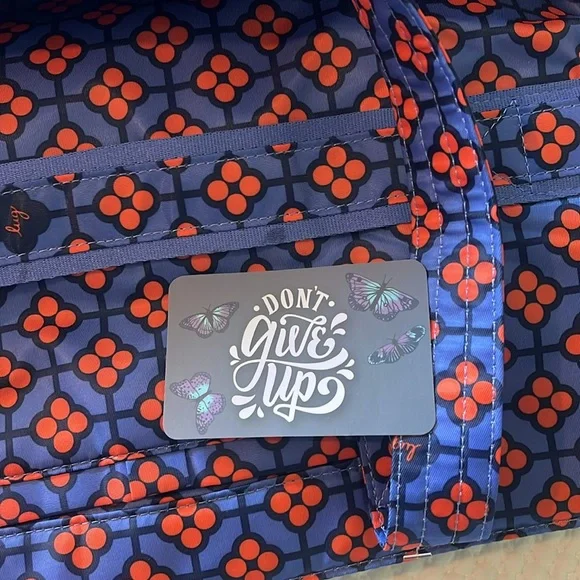 Lug Tempo Tote Bag Very Berry Blue Orange/Blue - Picture 9 of 9